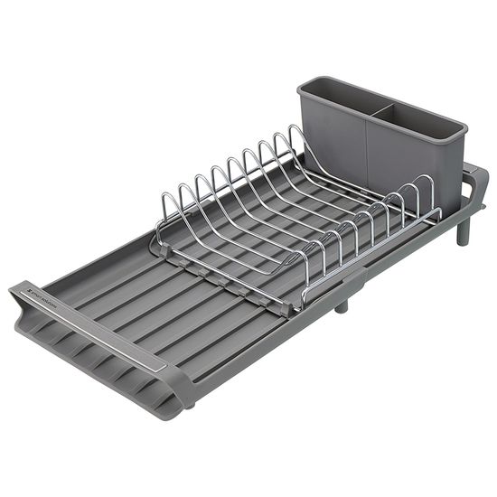 Сушилка для посуды atle раздвижная малая, серая