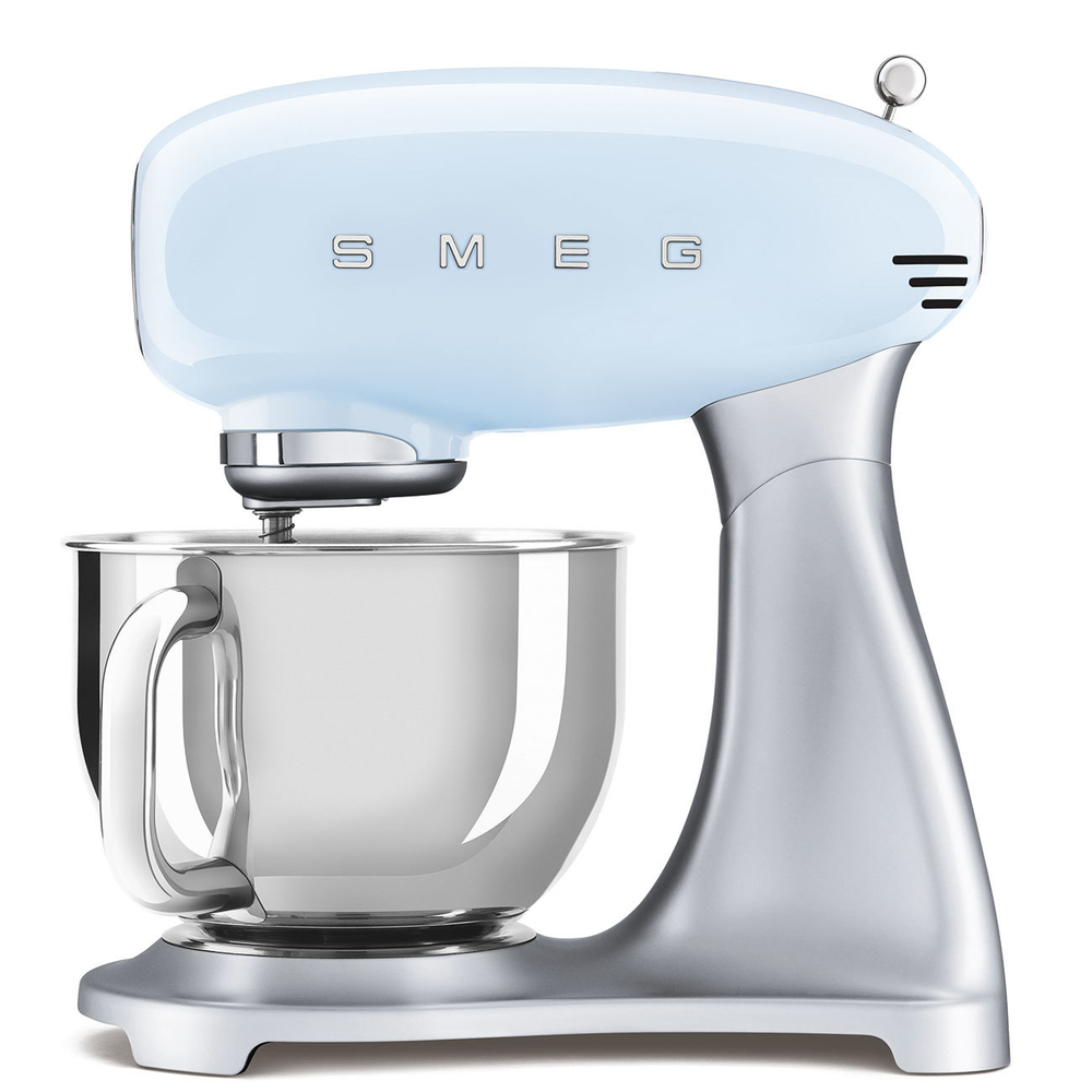 Планетарный миксер голубой Smeg SMF02PBEU