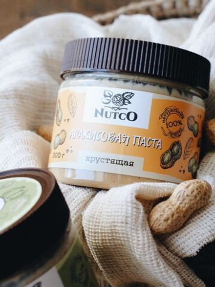 Арахисовая паста NUTCO хрустящая - 300 гр.