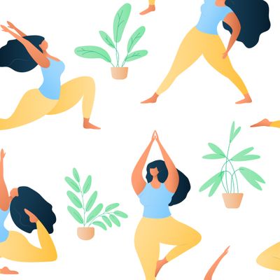 Боди-позитив женская йога