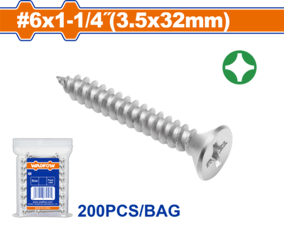 Саморез с потайной головкой