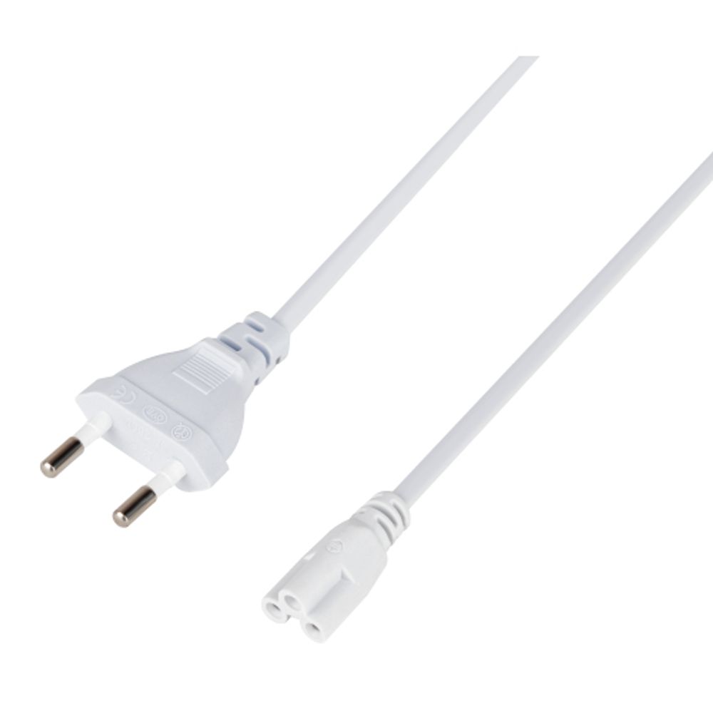 Кабель питания для линейного светильника ЭРА FTS-C5-plug-1,5 1,5 м с выключателем коннектор IEC C5 | Аксессуары для фито светильников