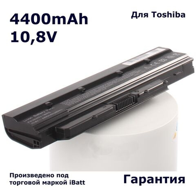 Аккумулятор iBatt 4400mAh, для NB520 Satellite T210 NB520-10K T210-110 T230 NB550D-10K NB520-11U NB550D-110 NB520-10E NB520-11T