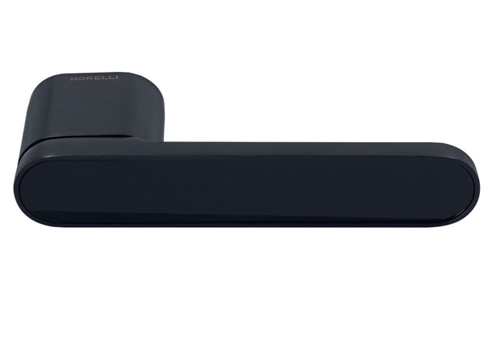 Ручка MORELLI MH-62-R50 WD BL черный, скрытая овал.розетка с фиксатором (50-65мм)  Maracana