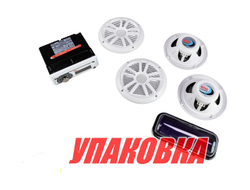 Морская аудиосистема 1DIN BOSS MCK508WB.6 (комплект4+MRC5) (упаковка из 6 шт.)