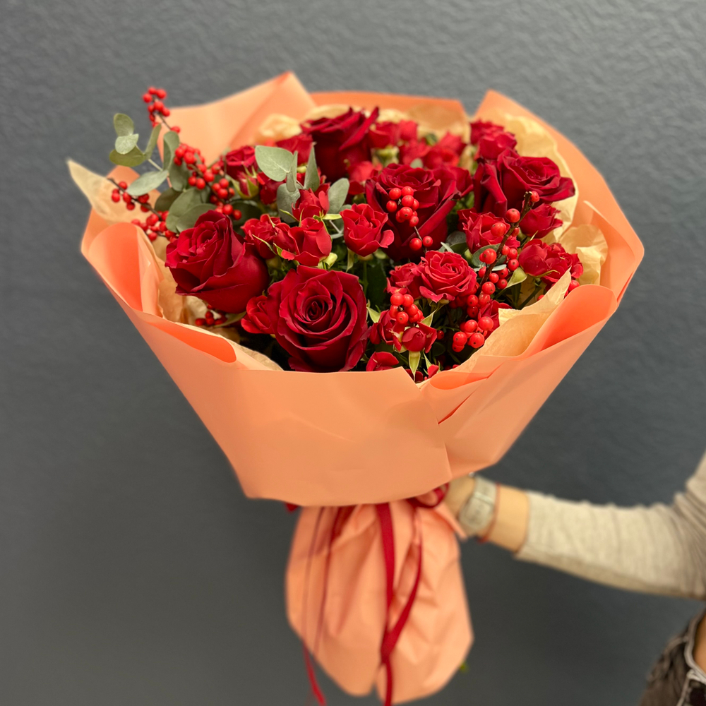 Букет "Огонь любви" #23