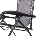 Шезлонг-кресло «Уют»,177*64*113 см с подголовником, 2 положения, соты