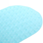 Коврик в ванну Селфи 68х38 ПВХ Элегия бирюзовый