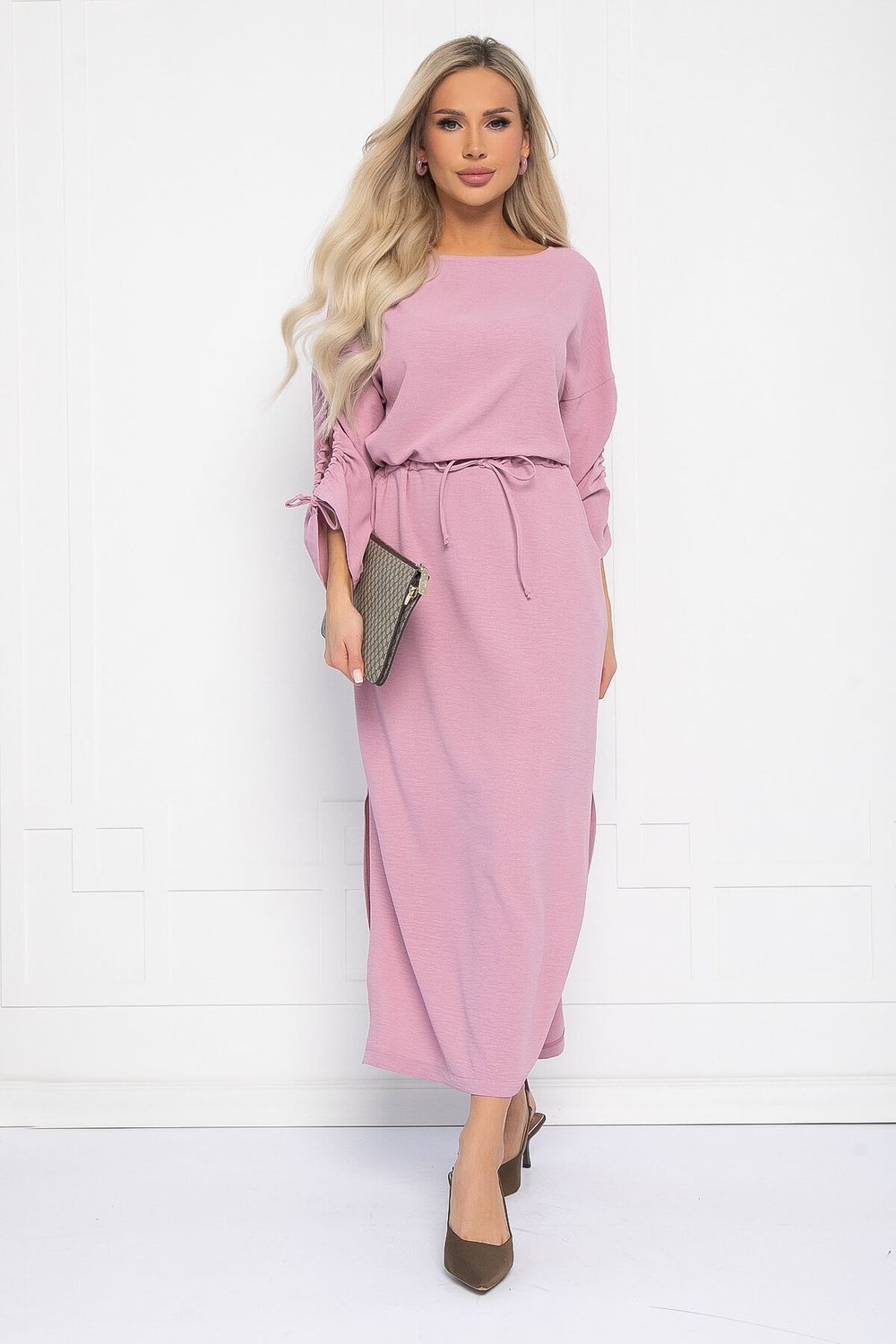 Платье Здравствуй лето (пудра) П12638-8 LT Collection