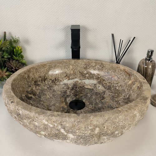 Раковина из оникса Erozy Grey EO-64281 52*43*15 0156