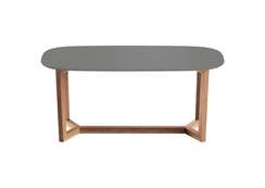 Стол обеденный Cross 2 180*90 см (серый, бук)