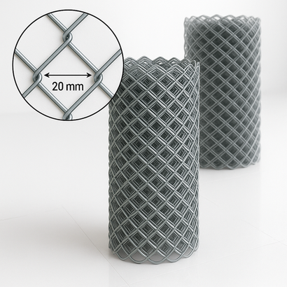 Сетка рабица 20х20 ф1,4мм (оцинкованная)