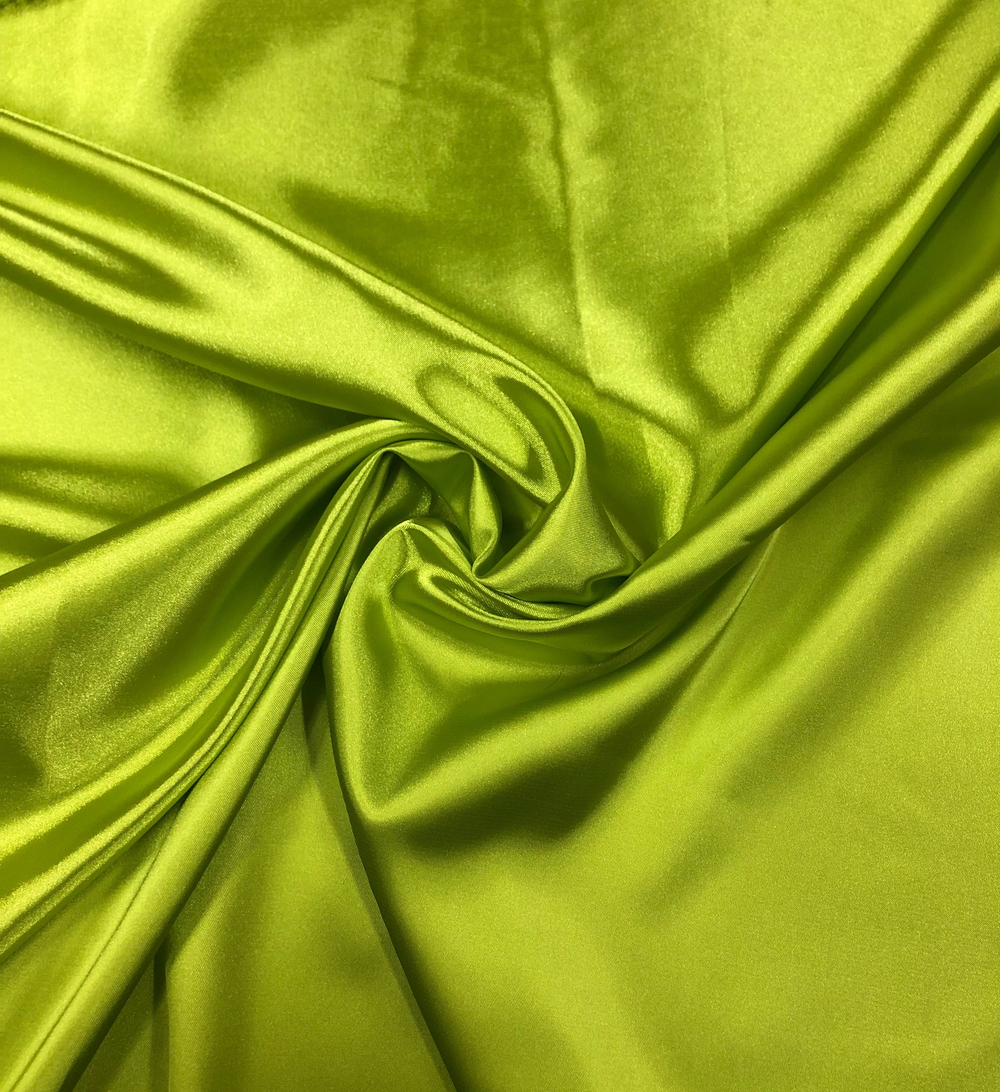 Ткань атлас-стрейч светло-зеленый, арт.326872