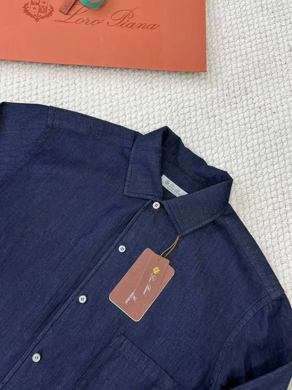 Джинсовая рубашка Loro Piana