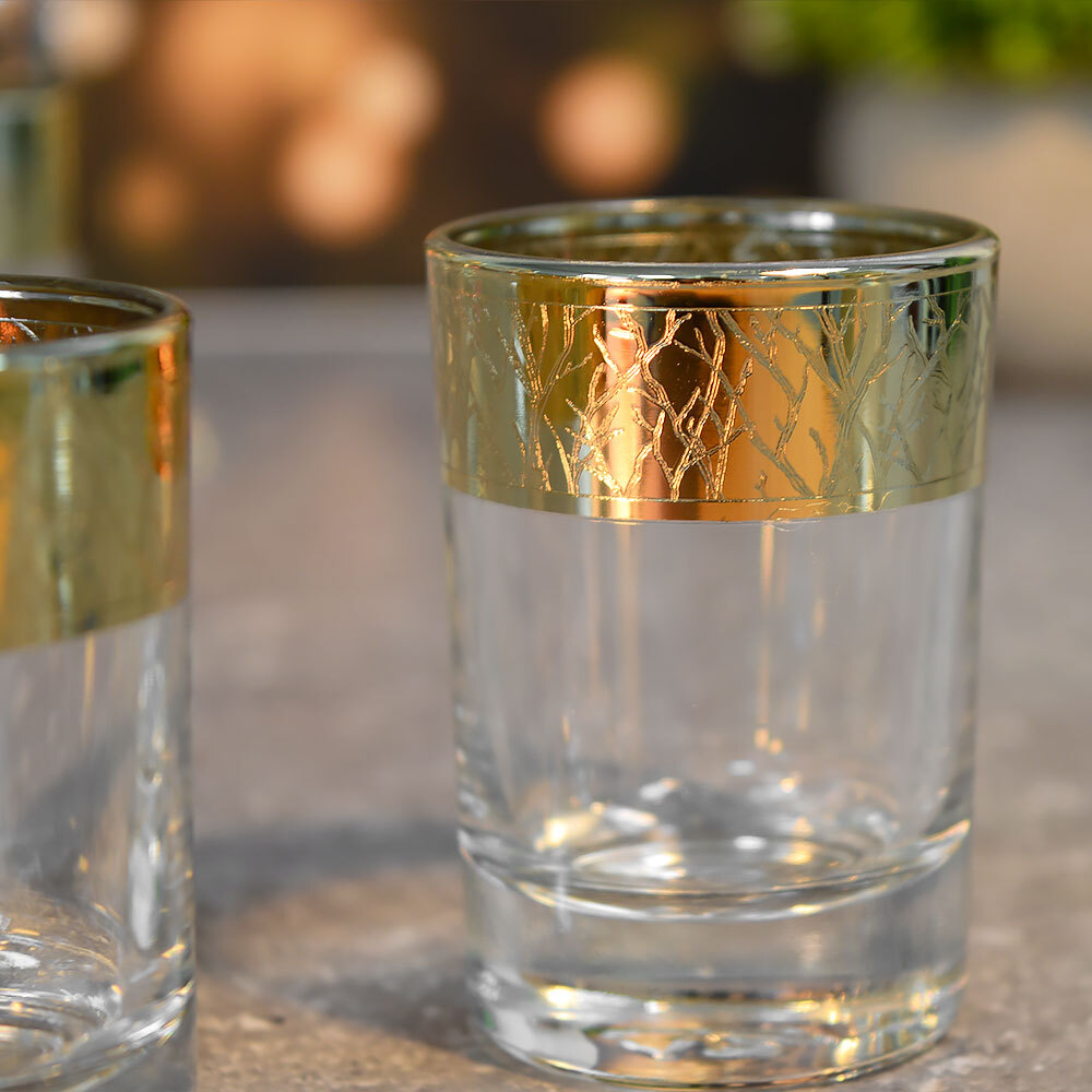 Набор 12 предметов (6 фужеров 200мл, 6 стопок 60мл) "Флора"