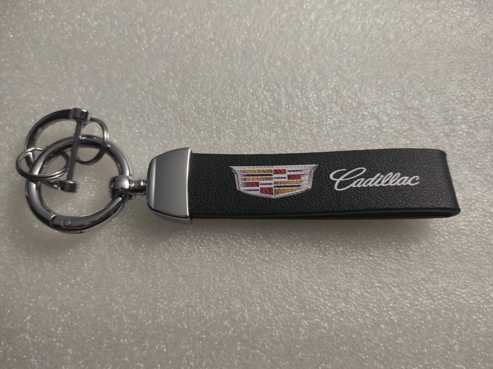 Cadillac / брелок автомобильный для ключей, карабин, петля (Титан) (1 шт. )