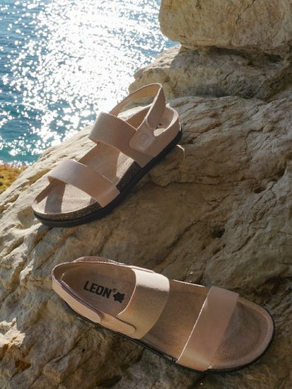 1253 | Женские сандалии-сабо (белый)