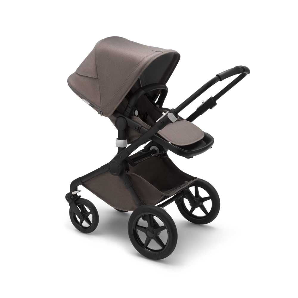 Коляска 2 в 1 Bugaboo Fox 2 Mineral Complete Black/Taupe, черный/темно-серый
