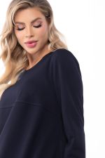 Платье "Уверенный шаг" П7265 (Темно-синее) LT Collection