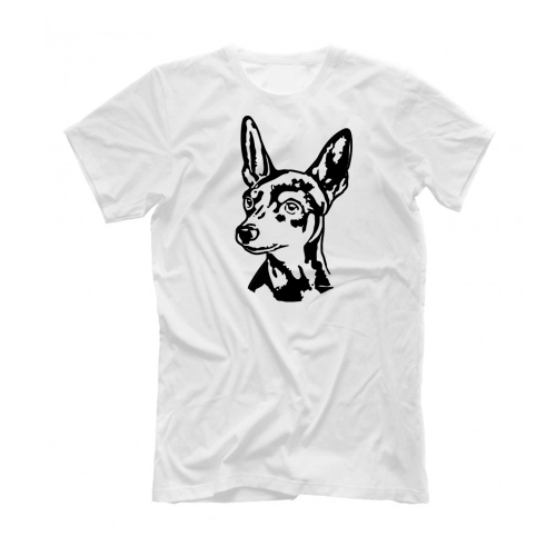 Футболка "Цвергпинчер - портрет"