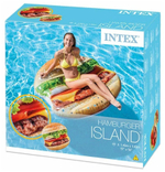 Надувной плотик 145х142см "Гамбургер", Intex, 58780