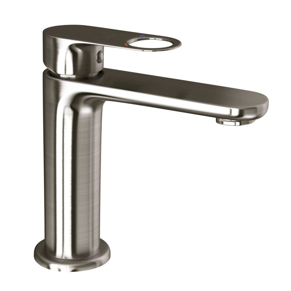 Jaquar, Смеситель для раковины Ornamix Prime, 1-рычаж., Нержавеющая сталь ORP-SSF-10011BPM