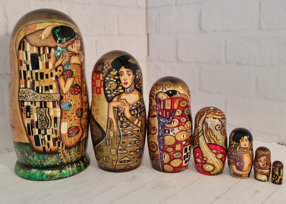 Климт "Поцелуй" 7 мест