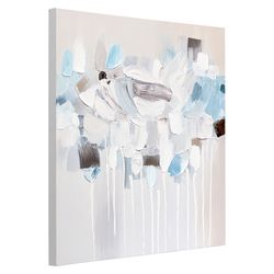 Панно декоративное Fleur, 60х60 см, голубое