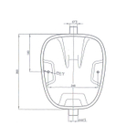 Писсуар "Дельта" без крепл. d 43 (г.Лобня)