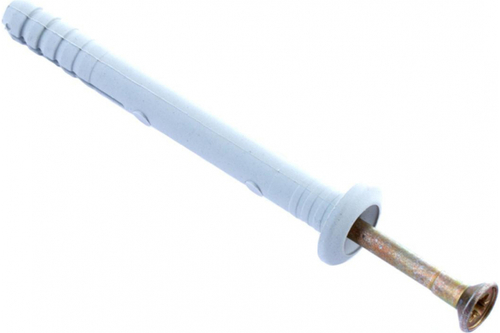 ДЮБЕЛЬ-ГВОЗДЬ СТРОЙБАТ С ГРИБ/МАНЖЕТОЙ 6Х60 100ШТ 4171