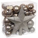 Набор ёлочных украшений «Brilliant fairy tale» 52 предмета, Шампань