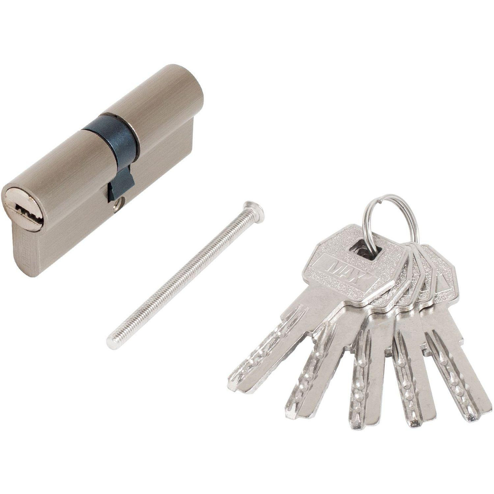 Замок врезной УЗК_Мех.цилин Стандарт MAX 70 35х35 SN5кл перф.кл/кл.мат.ник