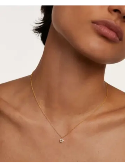 Колье Daisy серебро 925 пробы покрытое золотом