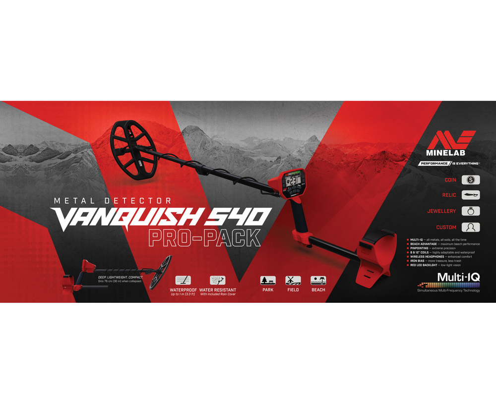 Металлоискатель Minelab VANQUISH 540 Pro