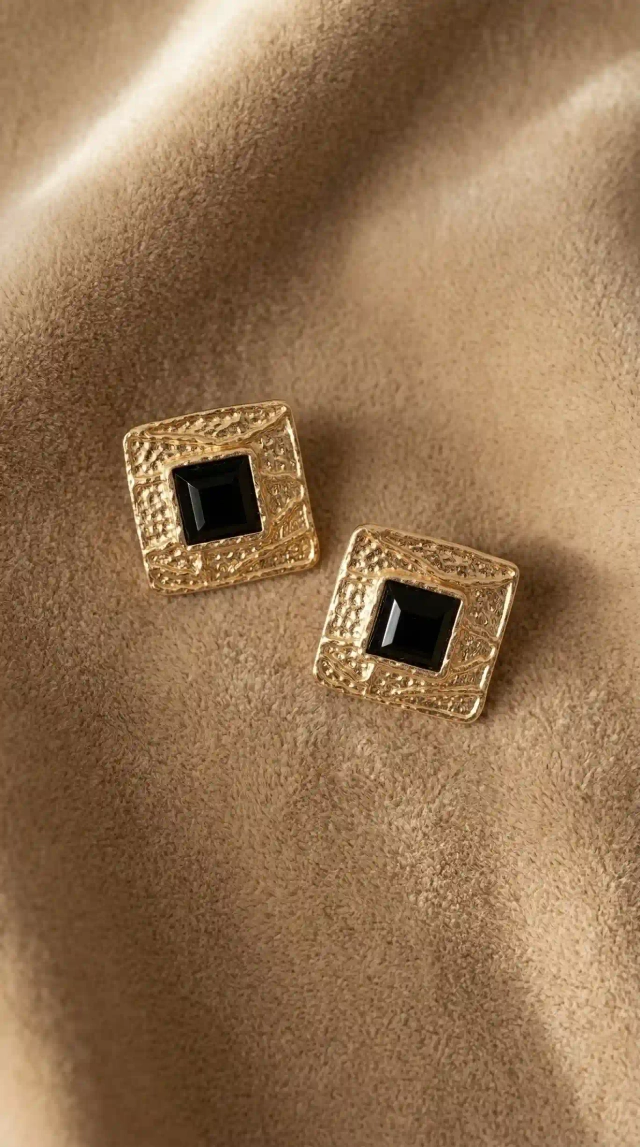 Серьги Quadra, Золотые