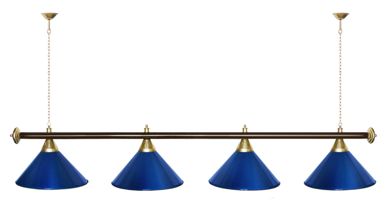 Лампа STARTBILLIARDS 4 пл. (плафоны золотые,штанга золотая,фурнитура золото) фото №22