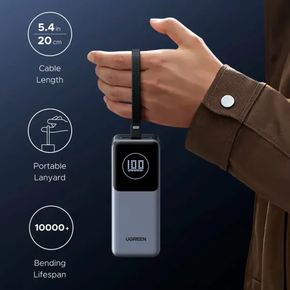 UGREEN PB723 20000mAh 130W Grey Cosmos