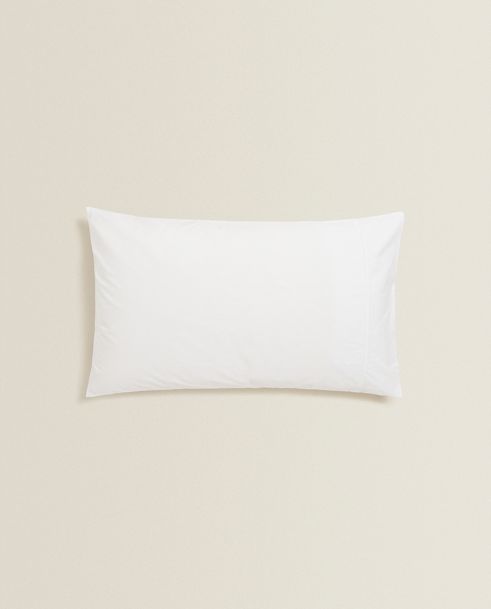 ZARA HOME (300 НИТЕЙ) НАВОЛОЧКА ИЗ ХЛОПКА ПЕРКАЛЬ, БЕЛЫЙ