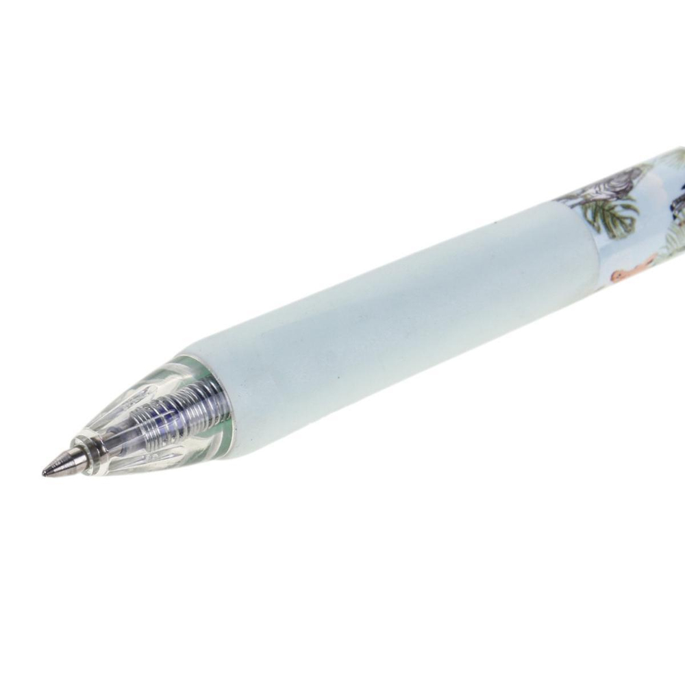 Ручка пиши-стирай "Africa" 0,5мм, автомат, с грипом, синяя, 4 вида микс