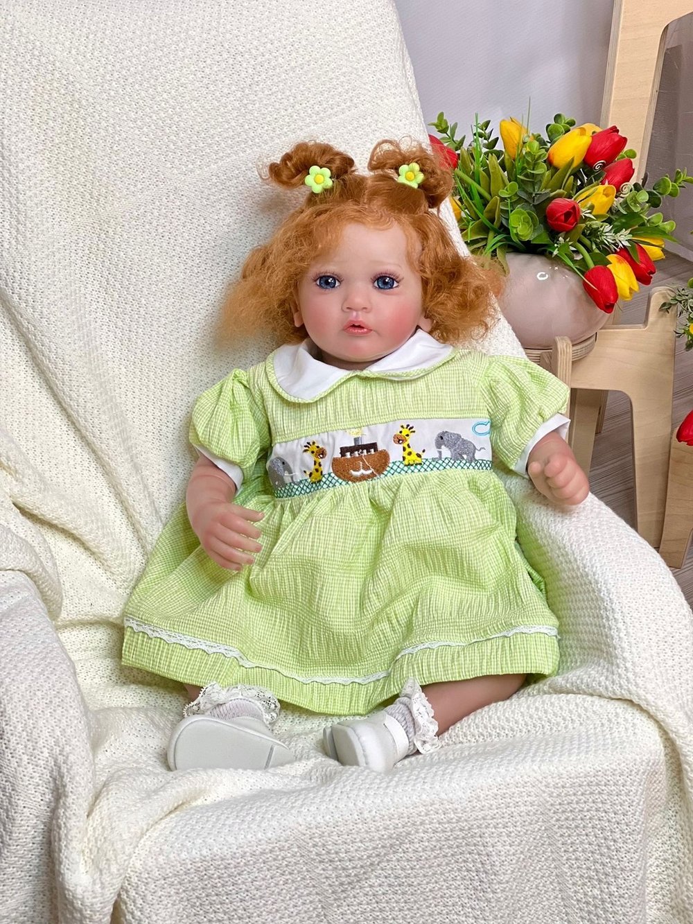 Кукла Реборн мягконабивная 60см (FA-968)