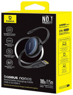 Кабель Baseus USB TypeC (M) черный