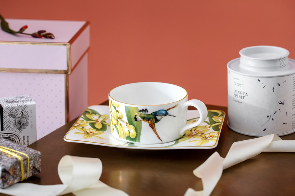 Villeroy & Boch Чашка с блюдцем Amazonia 230 мл для чая 1035141270+1035141280