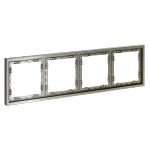 Рамка пластиковая VOLTUM S70 на 4 поста, (шелк)