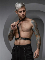 Портупея мужская Mars кожа черный M/L