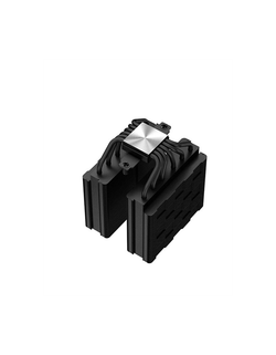 DEEPCOOL AG620 BK ARGB LGA20XX/1700/1200/115X/AM5/AM4 (9шт/кор, TDP 260W, PWM, ARGB DUAL Fan 120mm, 6 тепл. трубок, черный) RET