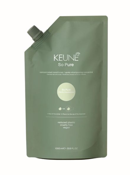 Keune So Pure Кондиционер ОЧИЩАЮЩИЙ Cпа So Pure Clarify Conditioner Refill 1000 мл