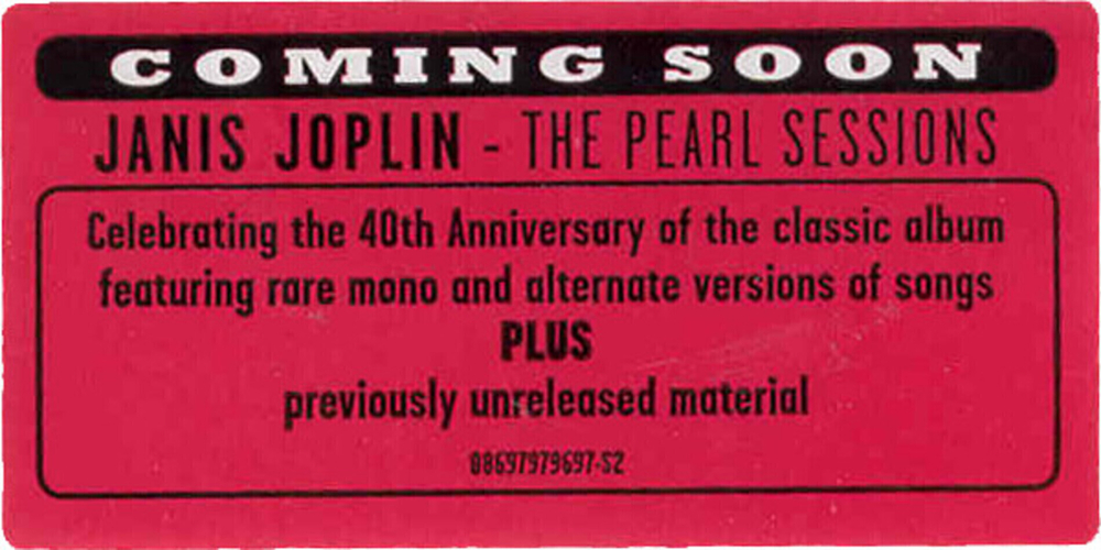 Janis Joplin / Move Over! (Limited Edition)(4х7"Vinyl Single)