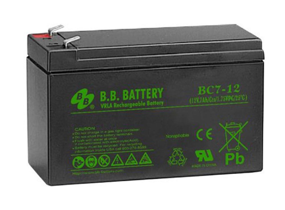 Аккумулятор B.B.BATTERY BC 7,2-12