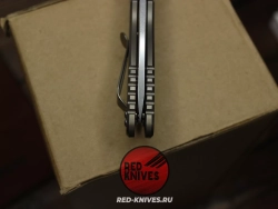 Нож HINDERER XM-18 AUTO SPEARPOINT TITANIUM - анодированная рукоять RK-472