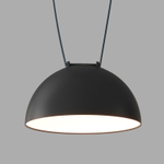 DK5560-BK Cветильник для трека-ремня Belty, серия Flow со светодиодом, D220*H117мм, 48V DC, 24W, RA90, 120°, 4000K, IP20, черный, алюминий